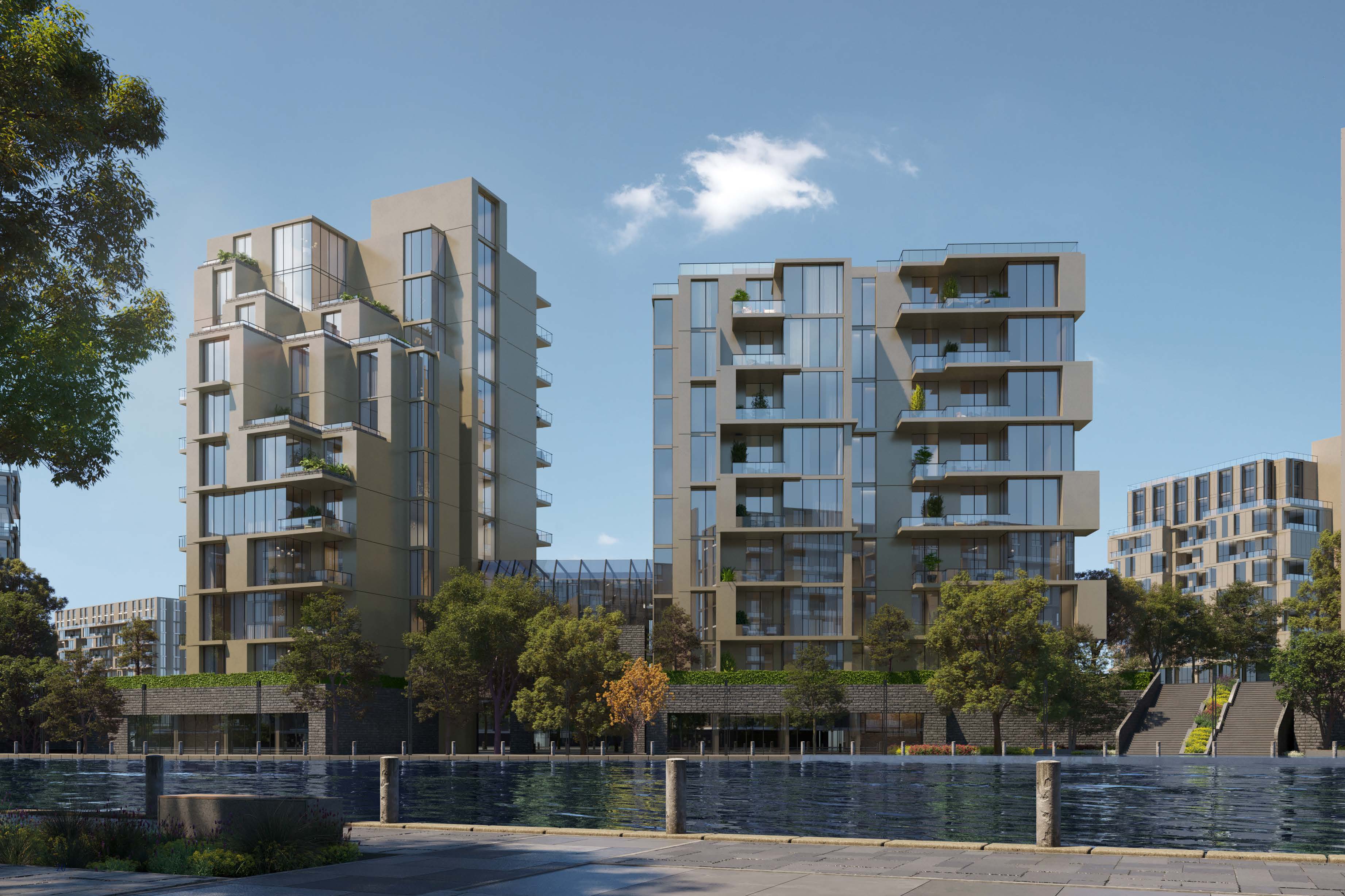 Duplex for sale in Canal Walk Island – with 3 bedrooms in El Sheikh Zayed by Arkan Palm Development.