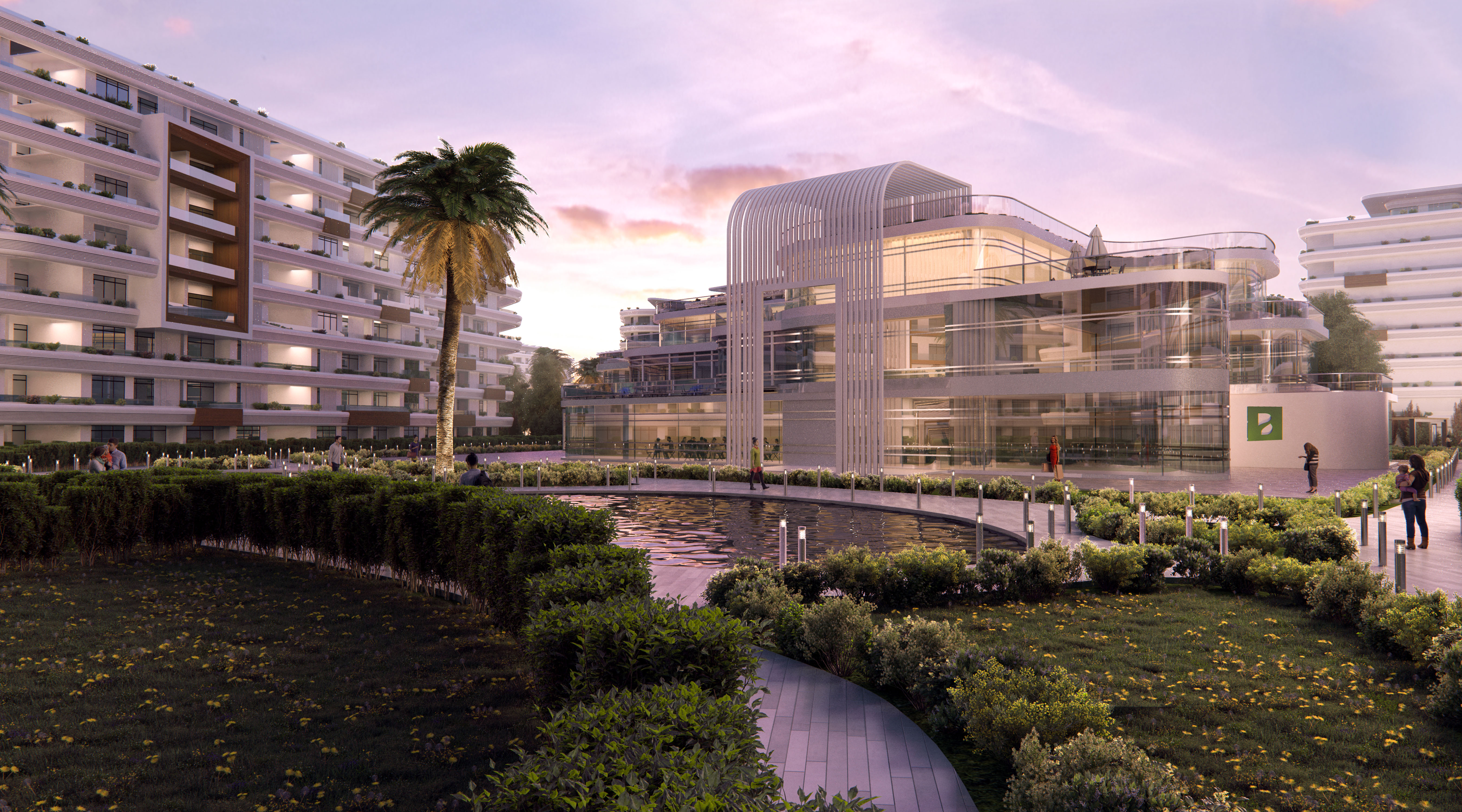 2 Bedrooms 125 sq.M Apartment for sale 3,485,000 EGP in Boardwalk,New Capital City,Egypt