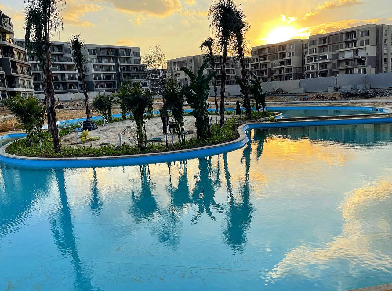 1-Bedroom Studio 72 m² for sale in Palm Hills New Cairo