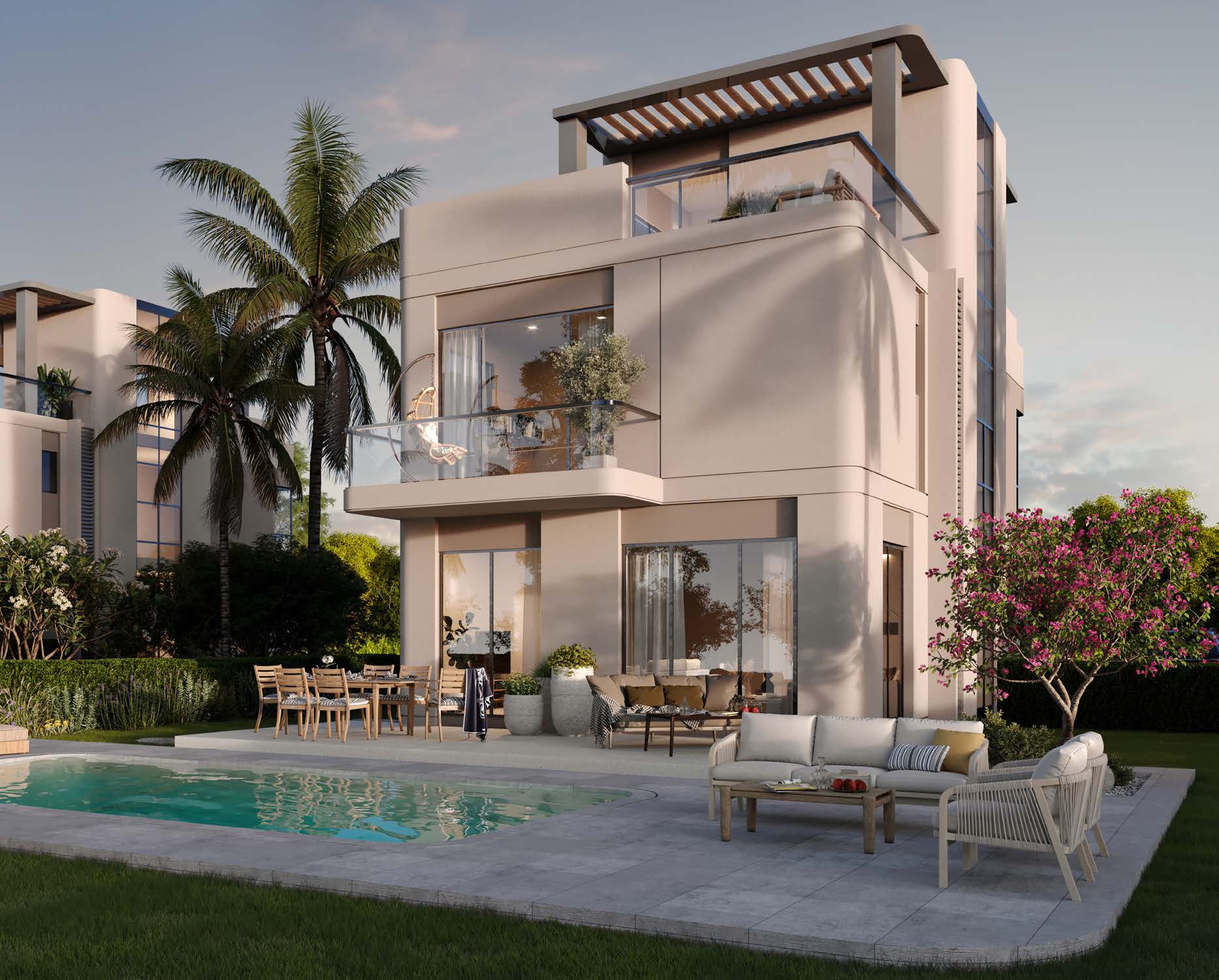 Villa for sale in Lake West 4 – with 3 bedrooms in El Sheikh Zayed by Cairo Capital Developments.