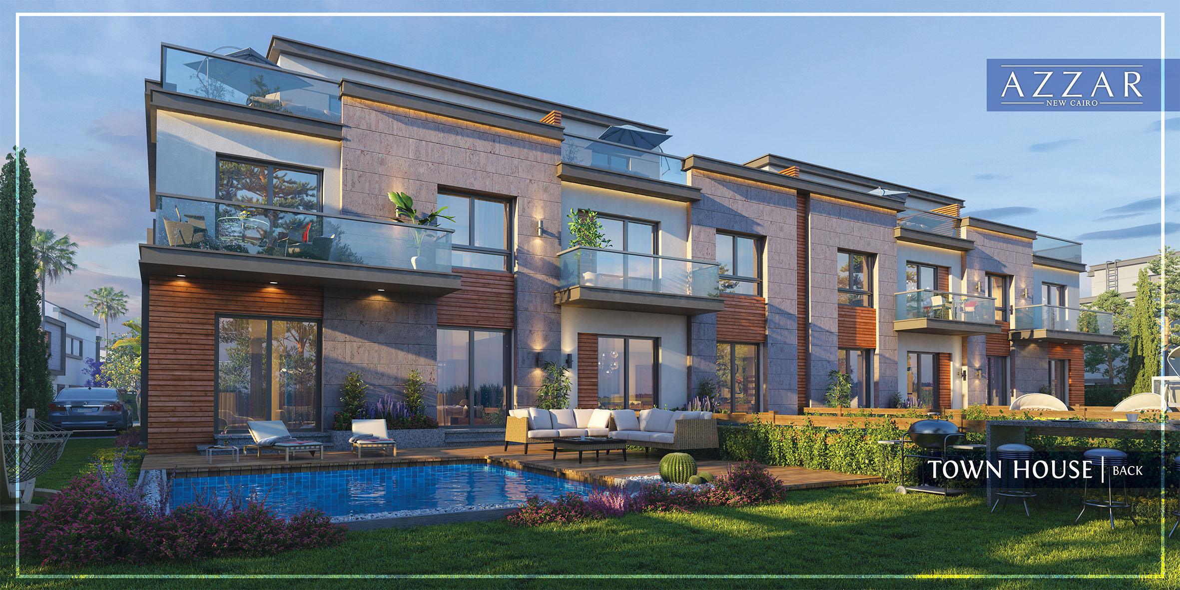 townhouse at Azzar New Cairo