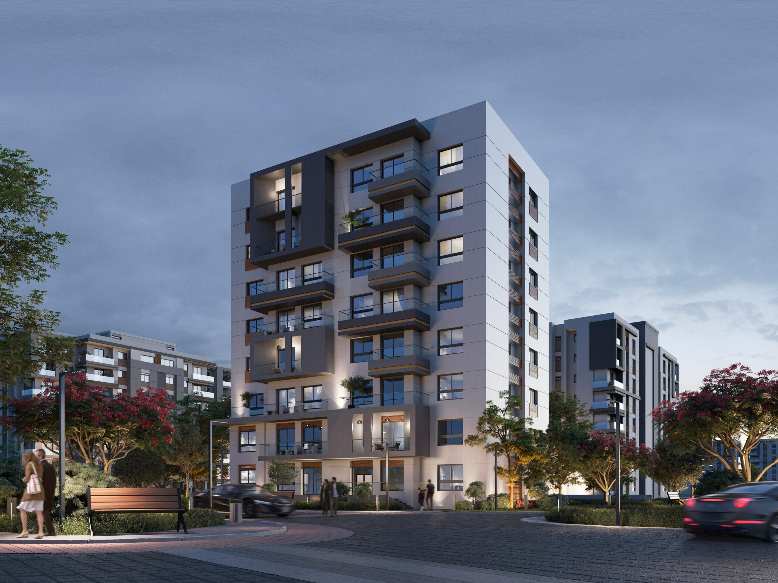 1 Bedrooms 58 sq.M Apartment for sale 3,411,700 EGP in Bleu Vert ,New Capital City,Egypt