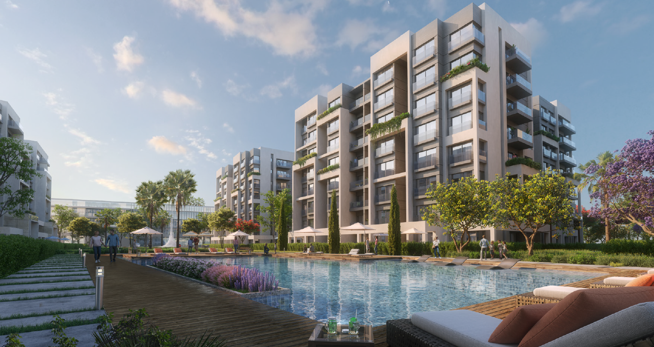 2 Bedrooms 115 sq.M Apartment for sale 5,395,000 EGP in Residence Eight Sky Abu Dhabi, New Capital City