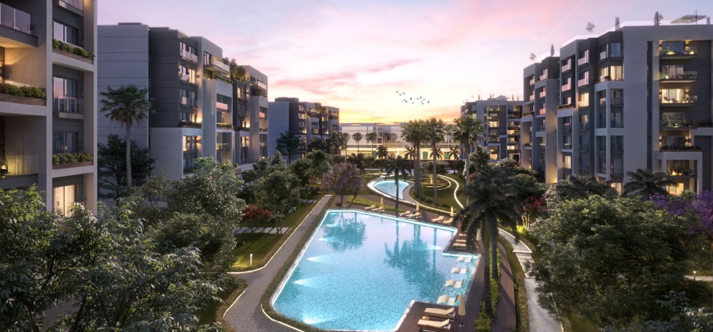 3 Bedrooms 150 sq.M Apartment for sale 4,820,000 EGP in Residence Eight Sky Abu Dhabi,New Capital City,Egypt