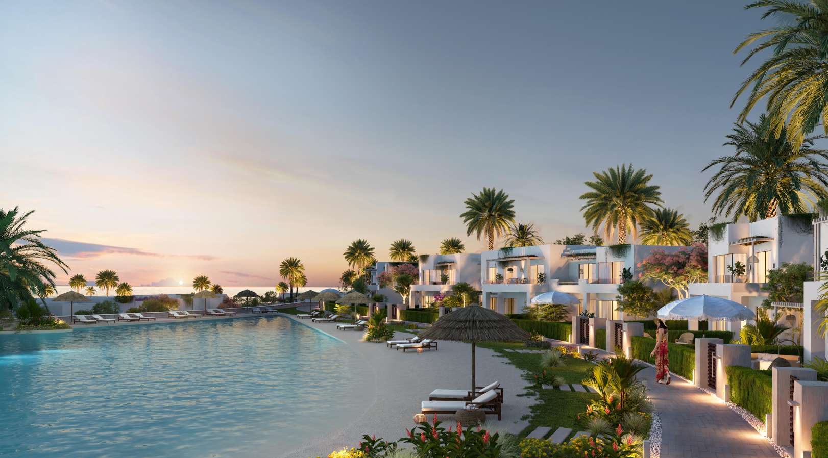 2 Bedrooms 100 sq.M Chalet for sale 18,100,000 EGP in Hyde Park North - Seashore,Ras El Hekma,Egypt