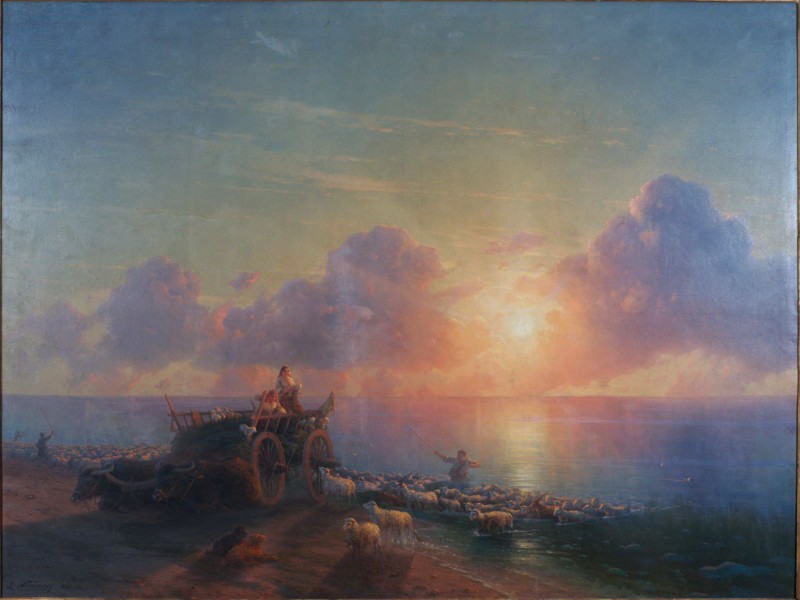 Купання овець.