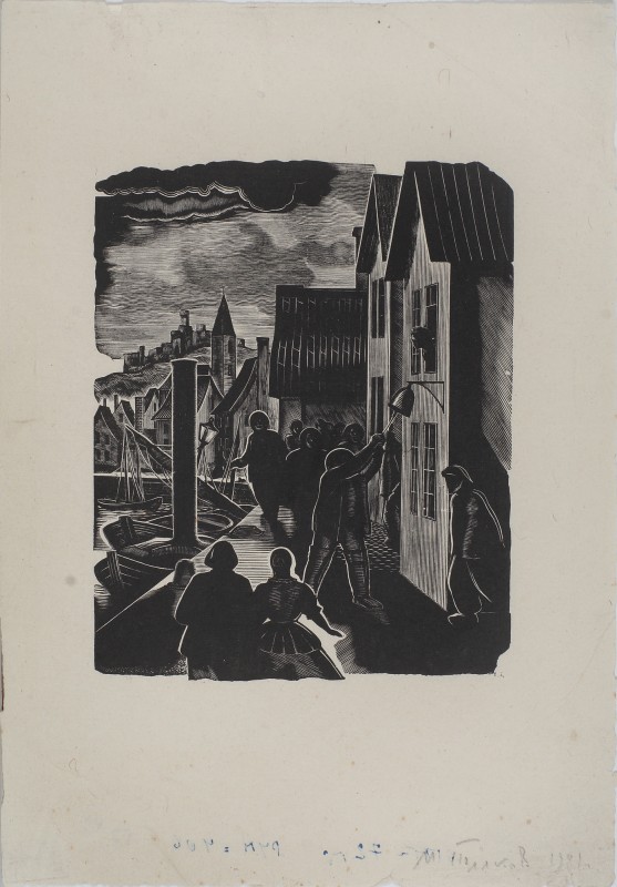 На пристані