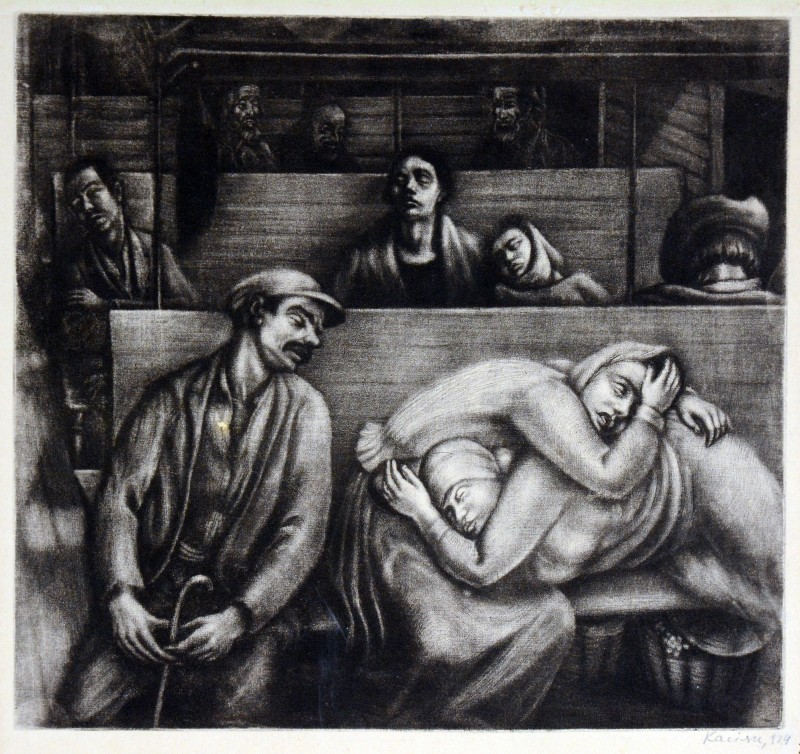 У нічному вагоні (В пошуках роботи).