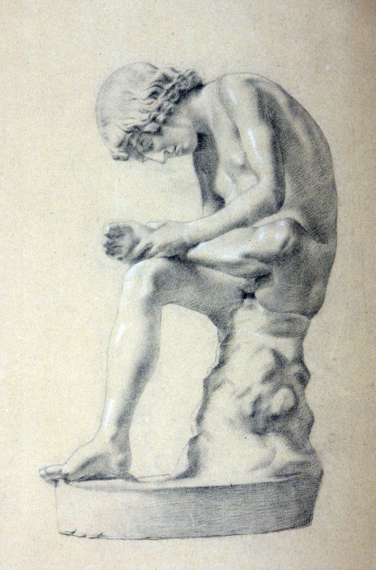 Хлопчик виймає скалку