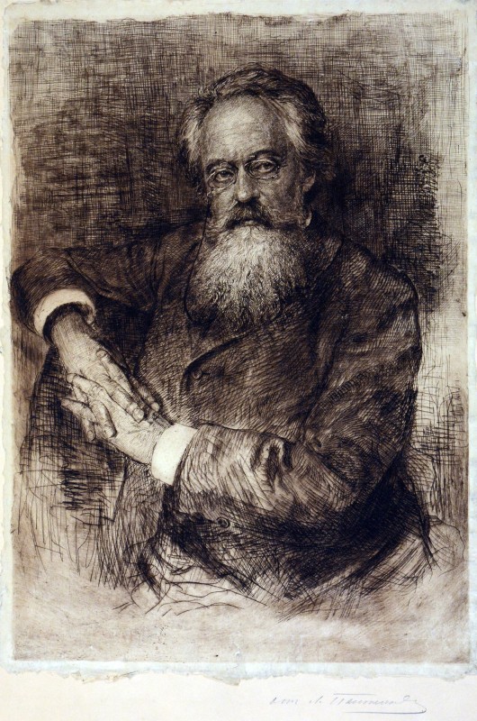 Портрет М. К. Михайловського