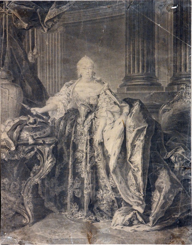 Портрет імператриці Єлизавети Петрівни.