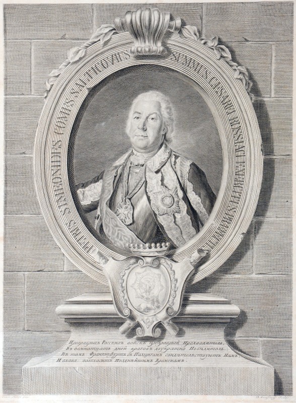 Портрет П. С. Салтикова.