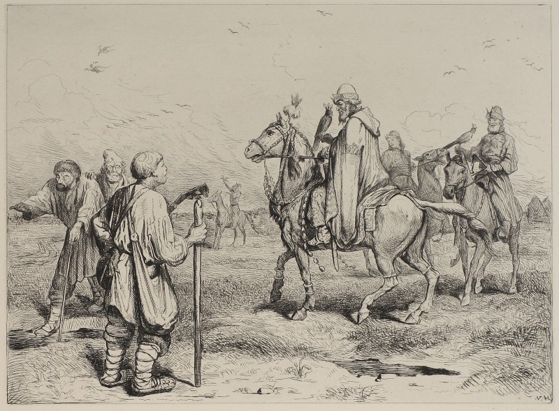 Іван Грозний на полюванні зустрічає сліпих