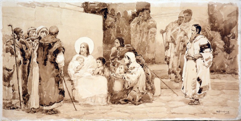 Євангельський сюжет. Христос та діти.