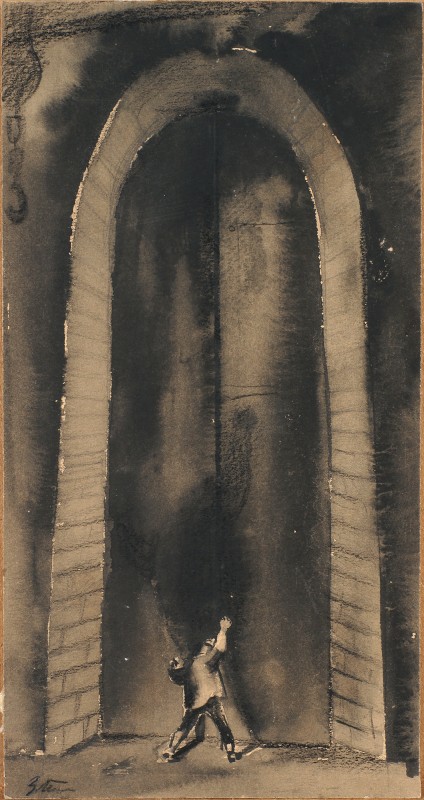 Завод. Ілюстрація до роману М. Горького «Мати»