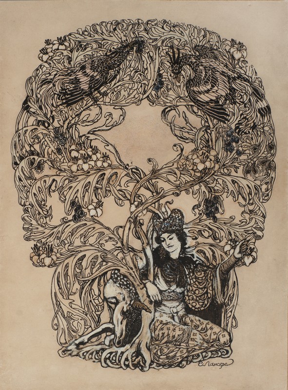 Заставка перед літературним відділом журналу «Мир искусств»