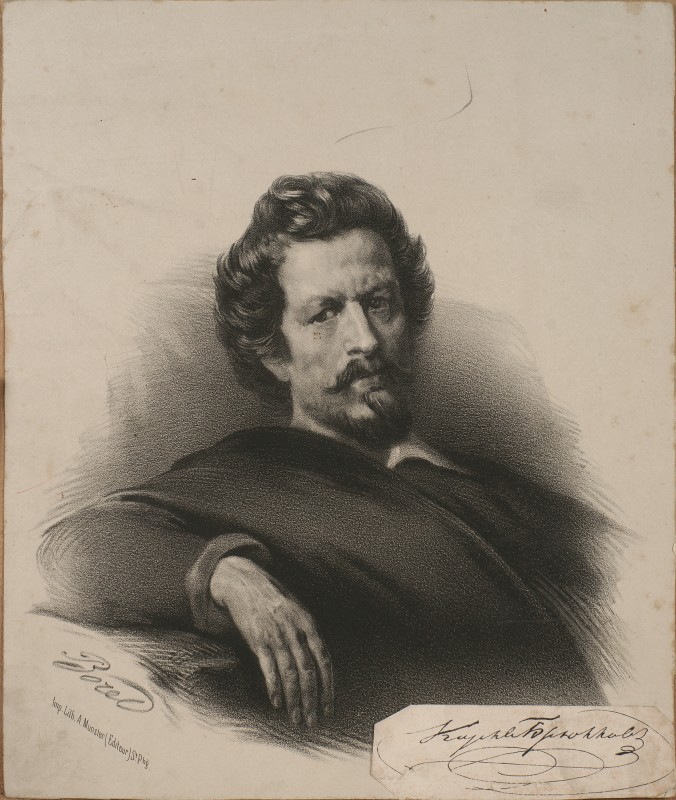 Портрет художника К. П.  Брюллова