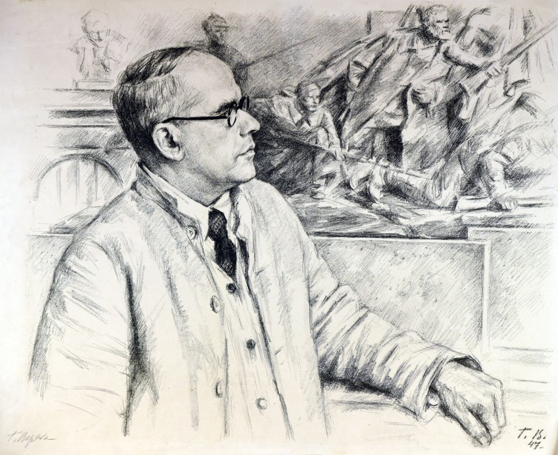 Портрет художника М. Г. Манізера