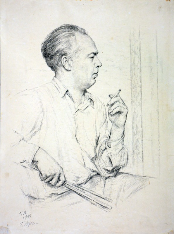 Портрет художника В. О. Серова