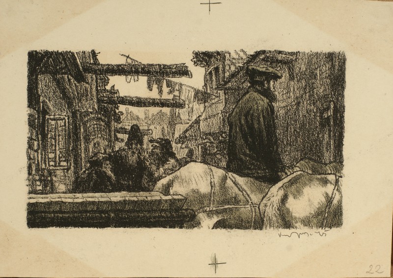 Ілюстрація до повісті М. Гоголя «Тарас Бульба». Янкель