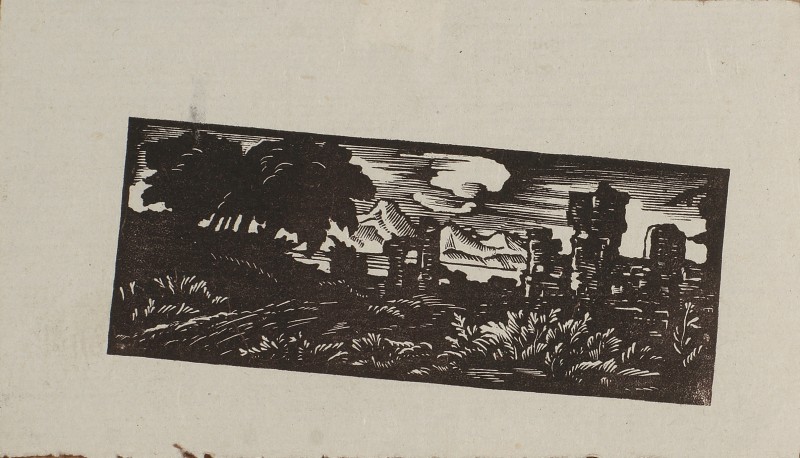 Пейзаж с руїнами