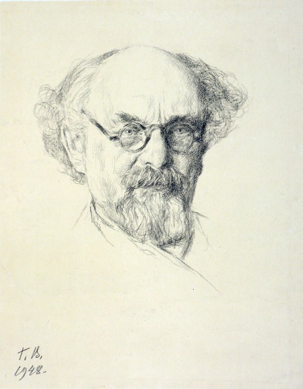 Портрет письменника М. М. Пришвіна