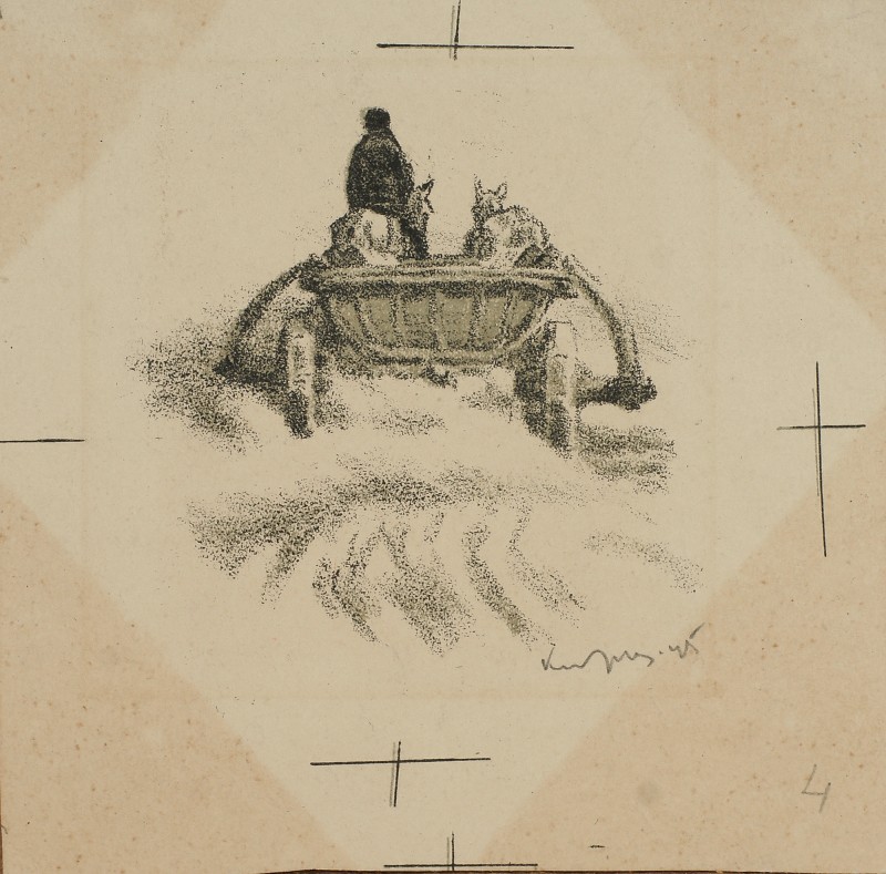 Ілюстрація до повісті М. Гоголя «Тарас Бульба». Віз