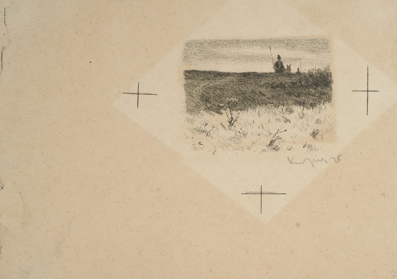 Ілюстрація до повісті М. Гоголя «Тарас Бульба». Степ