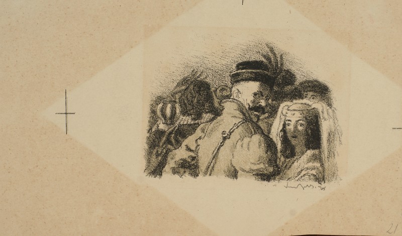 Ілюстрація до повісті М. Гоголя «Тарас Бульба». Поляки