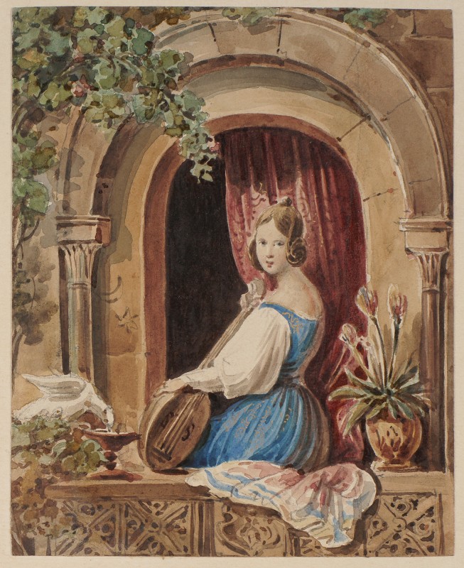 Дівчина з мандолиною