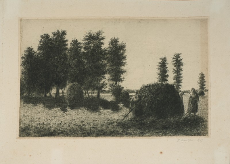 Гребут сіно