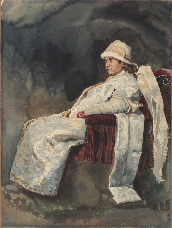 Жінка у кріслі