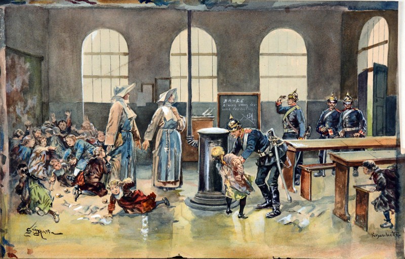 Вторгнення прусаків до школи