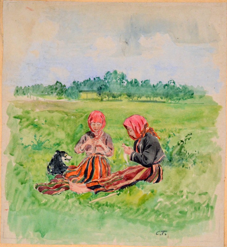 Дівчатка на галявині