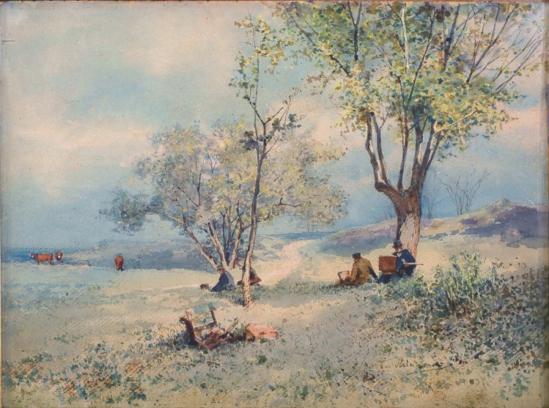 Художник за роботою (Пейзаж)