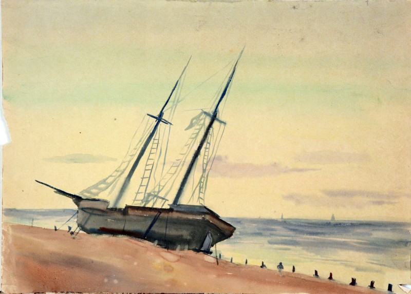 Дубок на березі