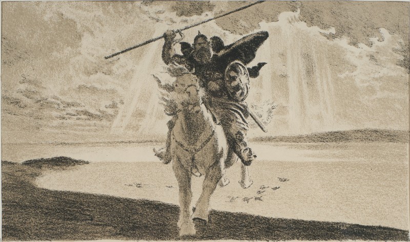 Заставка до билини «Ілля Муромець та Калин-цар»