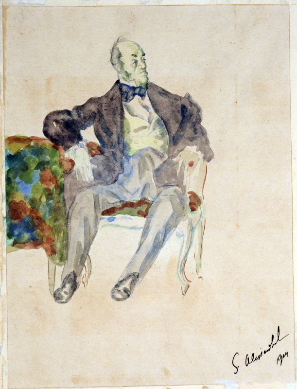 Чоловік, що сидить