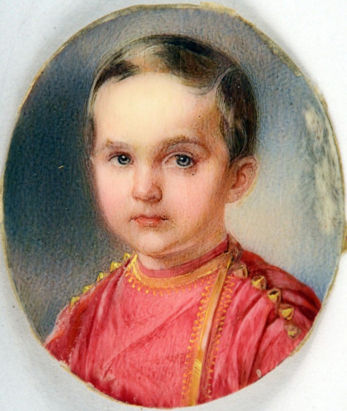 Портрет хлопчика. Мініатюра