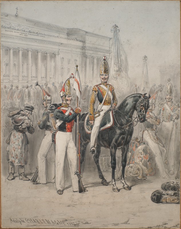 Біля казарми