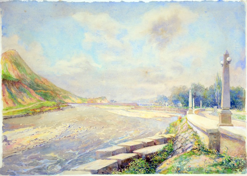 Набережна р. Кури в старому Горі