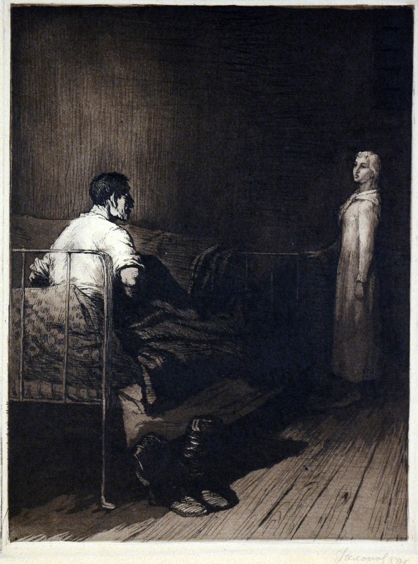 Ілюстрація до оповідання М. Коцюбинського «Персона грата»