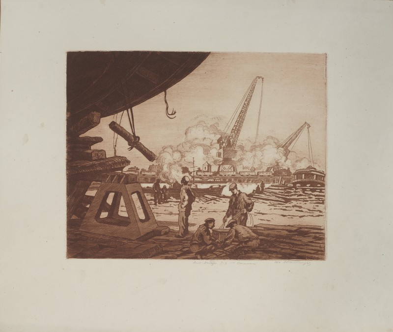 Будівництво самохідної баржі