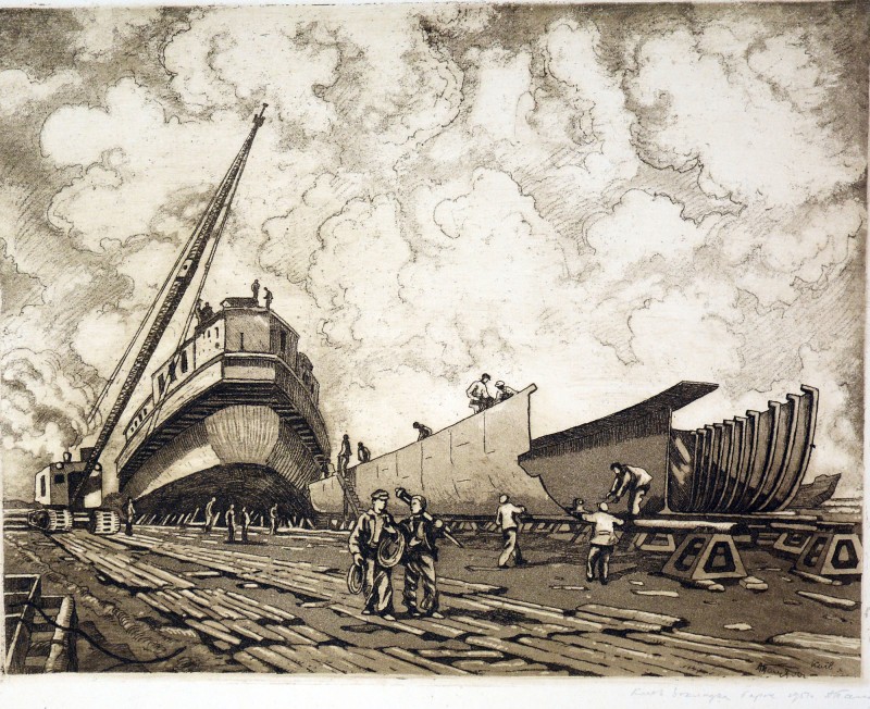 Закладка нової баржі