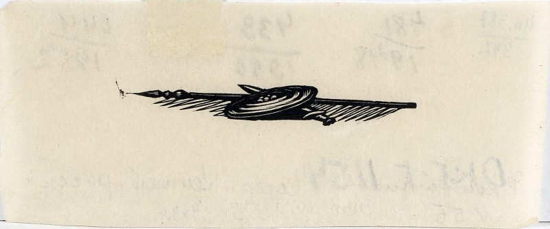 Ілюстрація до «Кентерберійських оповідей». Д. Чосера. Щит. Кінцівка до «Оповіді про сера Топаса».