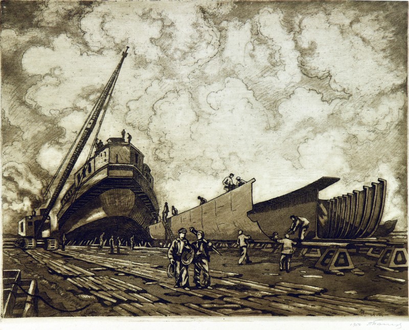 Закладка нової баржі