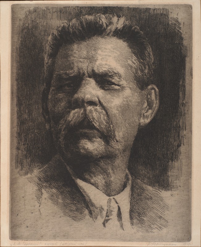 Портрет О. М. Горького