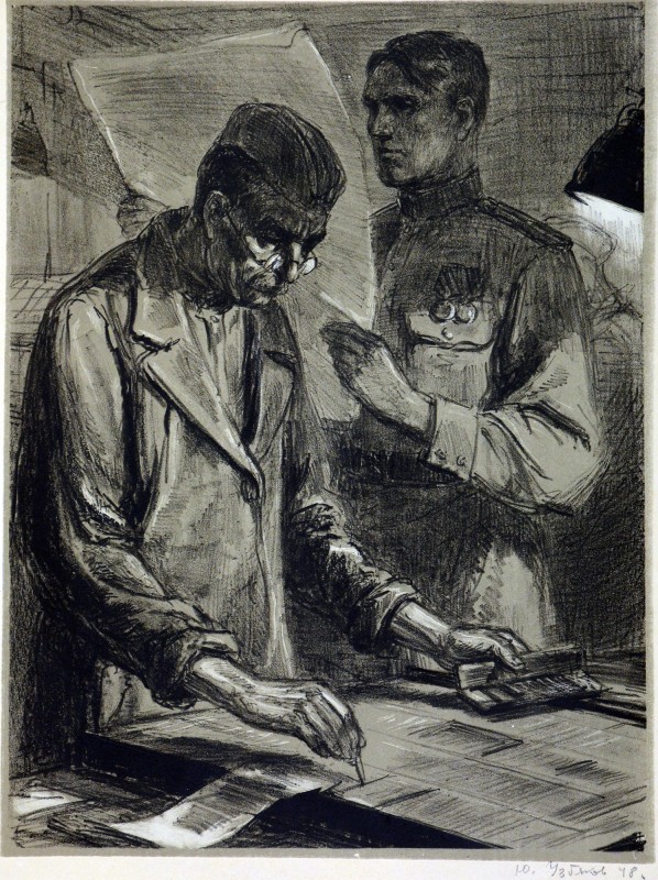 Верстка фронтової газети в редакції