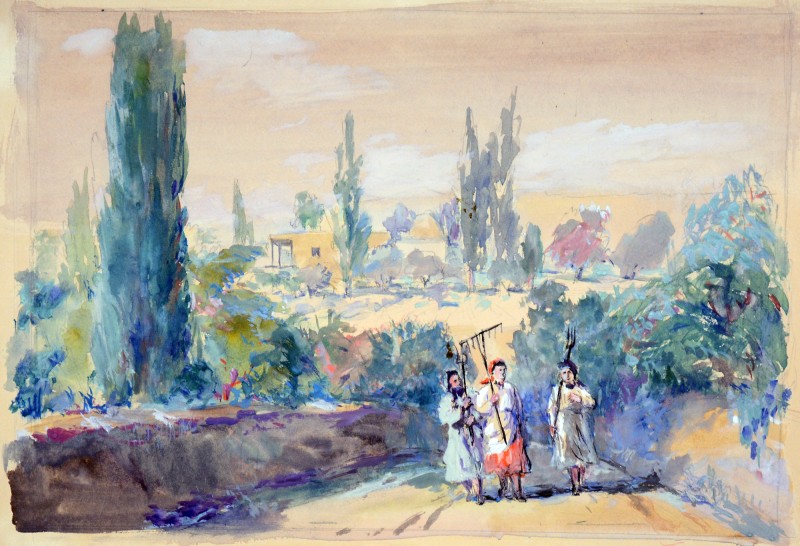 На роботу (Збирання бавовни)