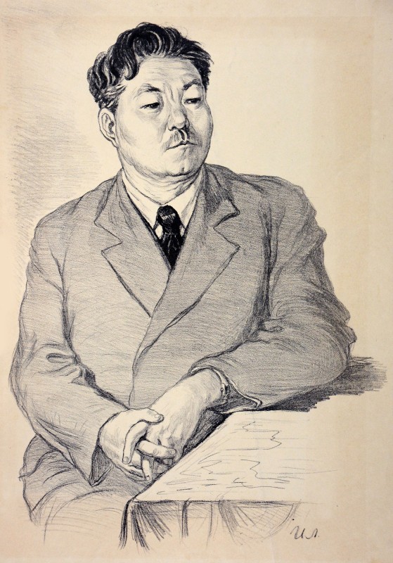 Портрет художника Г. Айтієва